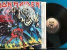 IRON MAIDEN NUMBER OF THE BEAST 1982 HARVEST 1st PRESS LP INNER SLV JUDAS PRIEST