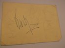 the rolling stones rare signed card rare concert ticket rare inserts   tour