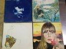 4 Joni Mitchell LP Records: Blue, Clouds, Ladies of the Canyon, For The Roses