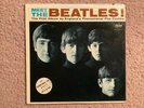 MEET THE BEATLES  Rare First Issue NO PUBLISHING CREDITS - w RARE PROMO STICKER