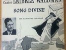 Jewish Cantorial 1970's LP- Cantor Leibele Waldman- Song divine -Maloh records