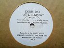 DORIS DAY - At The Savoy 19th June 1955 78 rpm disc (VERY RARE, A+++)