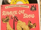 WALT DISNEY'S Lady And The Tramp/Siamese Cat Song 1962 Orig 45+Picture Sleeve