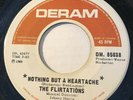 NORTHERN SOUL The Flirtations NOTHING BUT A HEARTACHE Deram 45 rare Canada NM