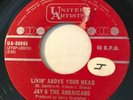 NORTHERN SOUL Jay & The Americans LIVIN' ABOVE YOUR HEAD UA 45 rare Canadian