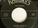 JAY RANDALL Never Have I/On My Mind LOUISIANA ROCKABILLY R&B 45 EX hear