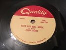 CHUCK BERRY :  ROCK AND ROLL MUSIC  /  BLUE FEELING.  Can. 78.rpm (1957)