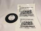 1972 DEVILS ANGELS Pressbook ad slick 45 record radio spot 5 cycle shocker show