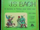 Bach: Sonata No. 2 / Partita No. 2 - Devy Erlih **Original Disques Ades ED1 LP**