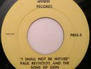PAUL REYNOLDS & SONS OF SION - Black Gospel 45 - I Shall Not Be Moved - SION MP3