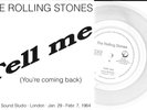 ROLLING STONES TELL ME + 1 VINYL TRANSPARENT SWINGIN PIG 1991 RARE