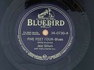 JAZZ GILLUM 78 Five Feet Four BLUEBIRD blues E nice copy