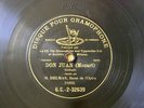Jean-François Delmas Mozart Don Juan Sérénade 78RPM G&T G.C.-2-32639