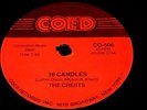78 RPM The Crests 16 CANDLES doowop RE COED nm-