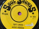 Northern Soul 45-Roscoe Robinson-That's Enough-UK Soul Sounds