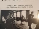 JOY DIVISION AMSTERDAM PARADISO 1980 VINYL ALBUM MINT