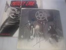 IMPORT Authentic SIGNED Motley Crue TOO FAST FOR LOVE LP ELK-K-52425 - EX