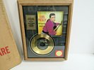 Elvis Presley 24k Gold Plated Record - All Shook Up b/w Teddy Bear Framed