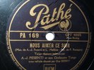DISQUE 78 TOURS/78 RPM/GUY BERRY/GINO BORDIN/ORCH PESENTI/PATHE PA 169/ADIEU