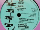Kent 40th Anniversary Carolyn Crawford Ready or not here comes love Ex+ 100 Club