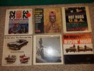 6 Vintage Vinyl Records,Hot Rods U.S.A.,Charlie Ryan,The Impressions,Beach Boys