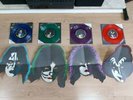KISS original PYE UK 1978 solo coloured vinyl singles set (WITH MASKS )