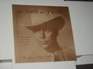 33rpm JIM OWEN as hank(SIGNED SLEEVE)GOLD RECORDS NR-6774 nice SEE PICS