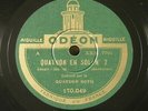 Roth Quartet Beethoven Quatuor en Sol N°2 78RPM Odéon 170.049