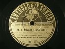 Henri Merckel Jean Hubeau Mozart Sonate French 3 X 78RPM Anthologie Sonore
