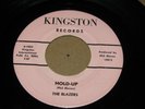 OBSCURE GARAGE SURF 45 - THE BLAZERS - HOLD-UP / UNFINISHED - KINGSTON
