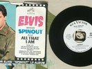 Elvis Presley 45 w PS Spinout / All That I Am 1966 White Label Promo VG+/M-