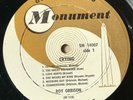 ROY ORBISON CRYING  ORIG'61 MONUMENT GOLDEN STEREO AUDIOPHILE LP 1A/1A