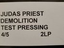 Judas Priest - Demolition Unknown Test Pressing 2xLP Vinyl Matrix Number: P0034