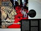 NAPALM DEATH - Harmony Corruption 2-LP (UK 1990 Vinyl EX+) 1st Press Insert LIVE