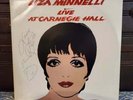 LIZA MINNELLI LIVE AT CARNEGIE HALL ANDY WARHOL COVER SIGNED ALBUM VINYL RECORD