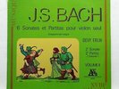 DEVY ERLIH - JS BACH sonata no.2 & partita no.2 for violin solo ADES LP EX++