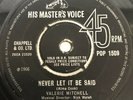 Valerie Mitchell - Never Let It Be Said Few Scratches Plays Fine 1966 Good