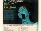 Carol Sloane – Live At 30th Street LP 1962 Promo Columbia CL1923 w/ timing strip