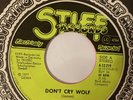 DAMNED - DON'T CRY WOLF - GERMANY PINK 77 PUNK - PLAIN TEXT STIFF LABEL  KBD
