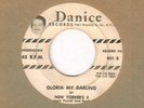 R&B Doo Wop THE NEW YORKER'S 5 Gloria My Darling DANICE Rare Original 45 G