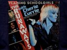 THE RUNAWAYS VERY RARE SEALED LP FLAMING SCHOOLGIRLS 1980 U.K. 1stPRESS NO CUTS