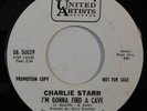 r&b mod soul 45 CHARLIE STARR I'm Gonna Find A Cave UA VG+ HEAR promo Another Ra