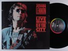 JOHN LENNON Live In New York City CAPITOL LP VG++ embossed cover  