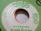 Dick Wagner and The Frosts Sunshine Vintage Record 45 7