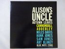 Cannonball Adderley Alison's Uncle Autumn Leaves Blue Note BNJ 27001 Japan   LP
