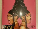 ?Cardi B WAP Limited Printed Signature GOLD LP Vinyl record Megan Thee Stallion