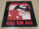 METALLICA Kill 'Em All LP FIRST PRINTING Record Vinyl MR I069 MEGAFORCE Metal NR