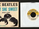 THE BEATLES 45 & PS Ain't She Sweet 1964 Atco 45-6308