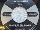 45rpm THE DELICATES Ronnie Is My Lover / Thunderbird UNART 2024 Rare