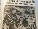 Richard and the Young Lions 45 Open up Your Door / Once Upon Your Smile w. ps